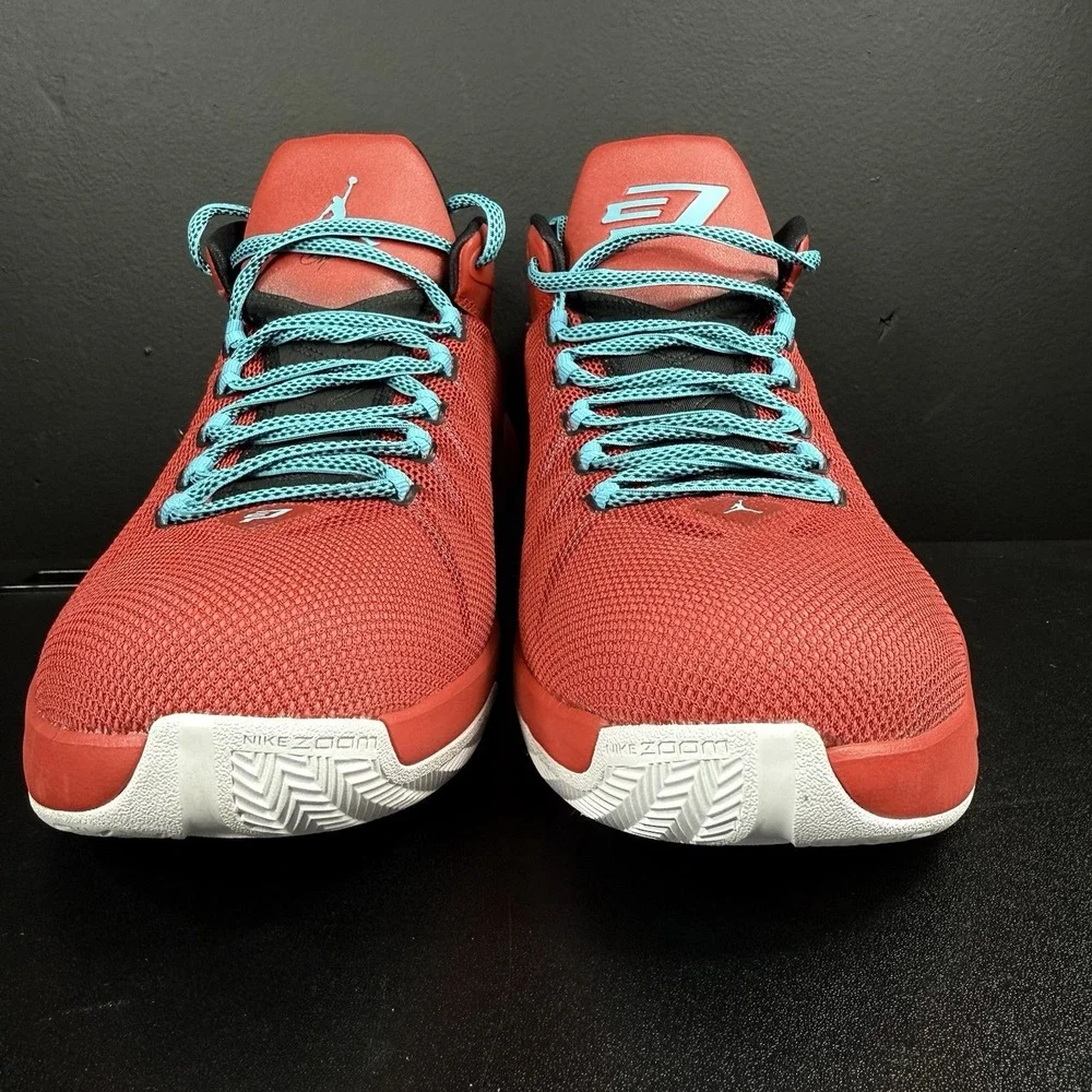Size 12‎ JORDAN CP3 VIII AE Shoes RED BLUE WHITE mens Basketball Athletic